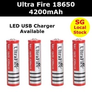 18650 4200mAh Lithium Li-ion Rechargeable Battery