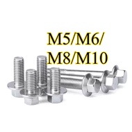 Hex Bolt/316 Stainless Steel Hexagon Flange Bolt M5/M6/M8/M10 * L8-50mm【CQ-MB-1】