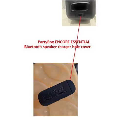 Original silicone charger hole cover For JBL PartyBox Encore Essential Bluetooth speaker charger cov