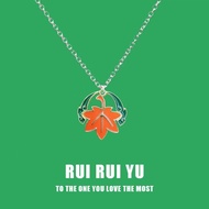 Maple Leaf Necklace Yuanshen Pendant Maple Yuan Maple Leaf Merchandise Maple Leaf Badge Game Male Fe