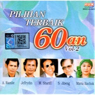 Pilihan Terbaik 60an VOL.2  ( CD ) [ A.Ramli Jeffrydin M.Shariff S.Jibeng ]