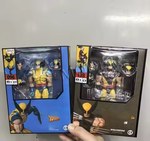Original Ct Toys Wolverine figura de acción Deadpool Mafex 096 figura Mafex 138 X hombres versión có