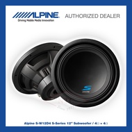 ALPINE Car Audio S-W12D4 S-SERIES 12 inch Subwoofer DUAL 4 Ohms
