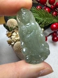 🅰️天然緬甸🇲🇲A貨翡翠 -❇️冰潤老油青。站觀音吊墜❇️