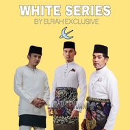 BAJU MELAYU WHITE SERIES BY ELRAH EXCLUSIVE
