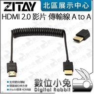 Digital Rabbit [ZITAY HDMI 2.0 Video Transmission Cable A to A] Two-Way QQ Spring 4K 30P
