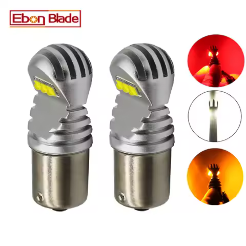 2 X 1156 BA15S P21W 1157 BAY15D P21/5W BAU15S PY21W Car LED Light Canbus Error Free Auto LED Bulb La