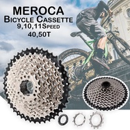 cod Ssonic MEROCA 9 10 11 Speed MTB Bicycle Freewheel Pure Steel 40 50T Cassette cogs Flywheel Mountain Bike