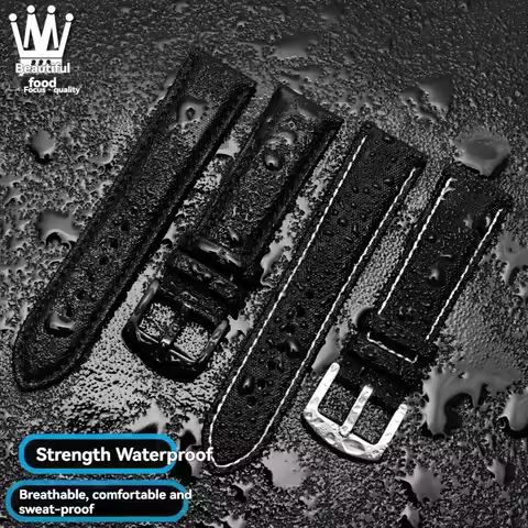 For TUDOR BREITLING Tissot Blue Bay Series Little Red Flower Black Shield Series Starfish Series Men