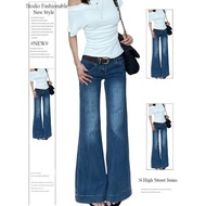 Y2K Inspired American Style Slim Fit Jeans Pants - Slight Low Waist Flare