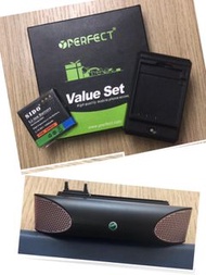 全新舊款 Sony Ericsson 手機充電盒連電池套裝&amp;Speaker