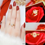 Women's Titanium Ring with Simple Motif C09-10D