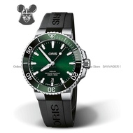 ORIS 0173377664157-0742264FC Men's Watch Aquis Date Automatic 41.50mm Rubber Strap Green *Original