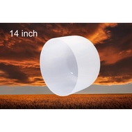 432hz 14 Inch Note C/d/e/f/g/a/b Chakra Frosted Quartz Crystal Singing Bowl For Meditation Yoga Heal
