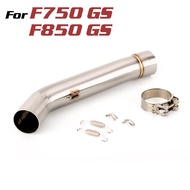 For BMW F750GS F850GS 2018 2019 2020 Motorcycle Exhaust Mid Link Pipe