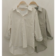 Three B’s- Stripe Collar Blouse