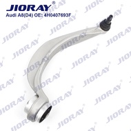 JIORAY Front Lower Left Suspension Control Arm Curve For Audi A8 D4 4H2 4H8 4HC 4HL 2009-2018