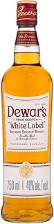Dewar’s White Label Blended Scotch Whisky, 75cl / 750ml, 40% ABV, Double Aged in Fine Oak Casks For 