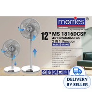 Morries MS-1816DCSF 12 Inch 2 In 1 Circulation fan