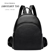 Janissary - Elnino Women's Backpack Black Edition Unique Fashion Korean Style - Waterproof Semi Leat