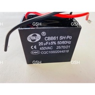 CBB61 20uf 450v Motor Fan Capacitor