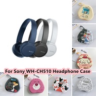 【Fast Shipment】 For Sony WH-CH510 Headphone Case Trendy Cartoon Series Kulomi for Sony WH-CH510 Headset Earpads Storage Bag Casing Box