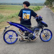 Knalpot Dos Muffler Original Mx King 150 Y15ZR V1 V2 GP Racing Jogja