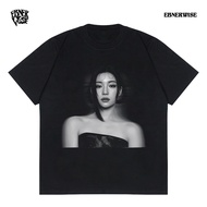 Ebnerwise T-shirt Asa Babymonster Blur Unisex Black Kpop T-shirt Baju T Shirt Lelaki T Shirt Lelaki 
