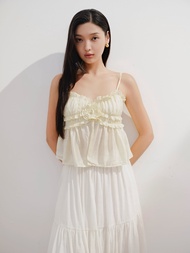 OLV - Áo kiểu 2 dây suông hoa croptop Cilla Fleur Top 2 màu