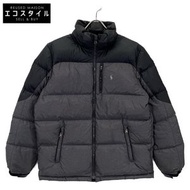 二手 Polo Ralph Lauren 黑色和灰色羽絨服，XL 碼