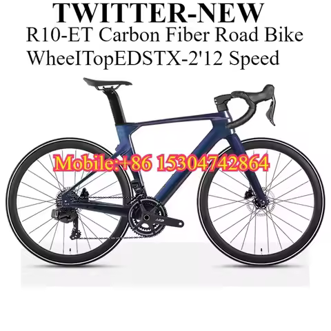 TWITTER R10ET carbon fiber road bike wheel top EDS TX-24speed Electronic shifter hydraulic disc brak
