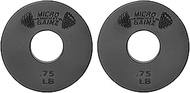 Micro Gainz Standard 1-Inch Center Hole .25LB-1.25LB Fractional Weight Plates (Choose a Set)- Design