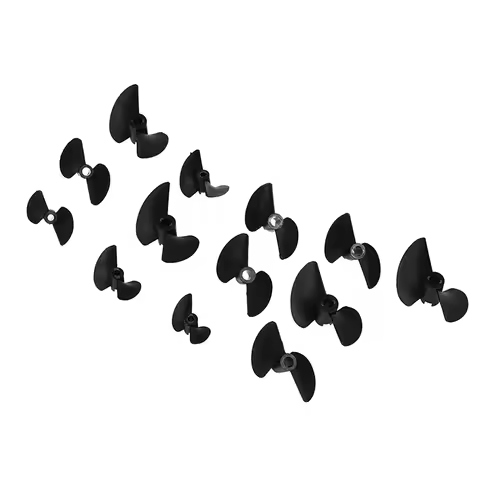 RC Boat Model Two-blades Propeller CW Nylon Paddle P40 Boat Shaft Propeller Diameter 27/30/32/35/38/