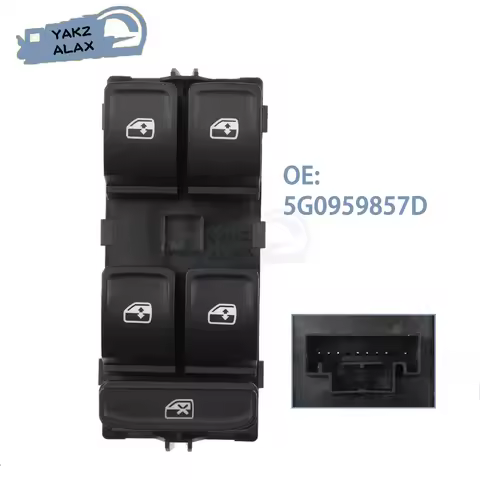5G0959857D for Volkswagen Golf 7 Passat 3G Seat Ateca Ibiza ST Leon Electric Power Window Control Sw