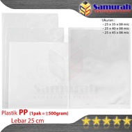 Pp Plastic Bag Thick Clear Width 25x35-40-45 cm x 08 mic/Plastic Plastic 25x35 x 0.08 Micron-08 mic/25X40 08 mic/23x35 23x40 23x45 0.08 Micron