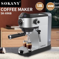 W-8&amp; SOKANY696BCoffee Machine Auto Coffee Machine Concentrated Capsule Powder Steam AYFY