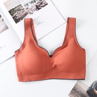 Bra Sport BH yoga lari Wanita dengan Model Kualitas Tinggi untuk / ZERO FEEL BH orange