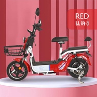 จักรยานไฟฟ้ามอเตอร์ไซค์ไฟฟ้ารุ่นA2สีสวย ราคาพร้อมแบตเตอรี่ 36v12a ถอดแบตชาร์ทนอกได้ มอเตอร์350wประกอ