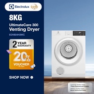 Electrolux UltimateCare 300 SmartSensors Venting Dryer (8kg EDV804H3WC) (9kg EDV904H3WC)