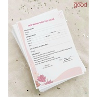 Paper training contract for 120gsm, super pretty stone pattern, A4 size