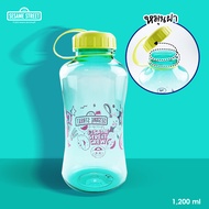 Bundanjai (หนังสือ) SST Sesame Street Water Bottle Green 1 200 ml