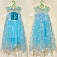 Elsa Set For Wearing To Events Going Out Size 120 Plus Accessories *Forward*Secondhand*🩵