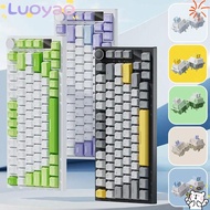 LUOYAO1 Mechanical Keyboard, 82-Key AK820 Gaming Keyboard,   Backlit Silent With Knob Wired Keyboard