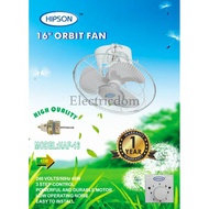 HIPSON 16" inches ORBIT AUTO FAN CEILING 360 DEGREE ( KIPAS SILING ORBIT AUTO FAN 360 DARJAH )