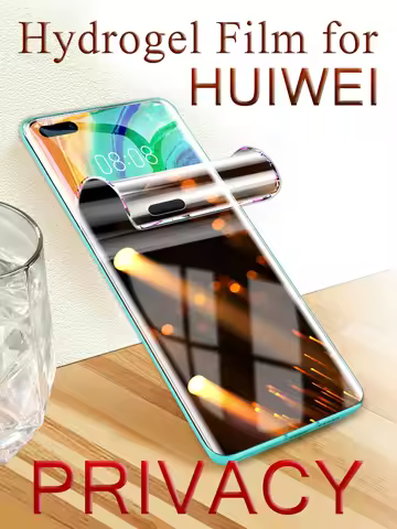 Mate50Pro Privacy Screen Protector For Huawei P50Pro P30Pro P40 Pro Hydrogel Film Mate 40RS 50RS Mat