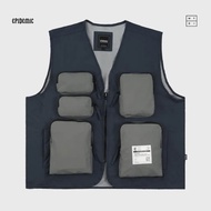 Epidemic Jacket Vest - Mokujin Dark Navy Grey