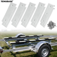 Boat Trailer Bunk Slide Pads and Boat Trailer Glide Bunk Enders For Launching & Loading Boat on/Off 