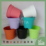 BABA BI-RD-170 Colorful Round Plastic Pot
