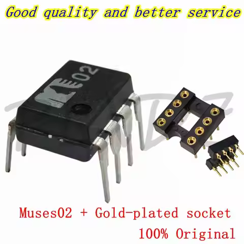 1set MUSES02 MUSES0 m02 02 DIP-8 Feverish audio dual op amp 2.0 Channel HIFI Audio Amplifier Stereo 