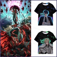 YT2 Tougen Anki Dark Demon of Parad Cosplay cloth summer T-shirt Anime Short Sleeve Top YT2